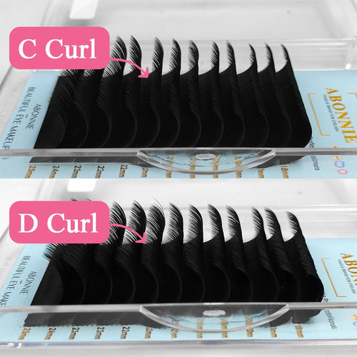 Abonnie Cashmere Classic Individual Eyelashes Extensions Ultra Matte Black Lashes Fluffy Cilia All Size Cilios